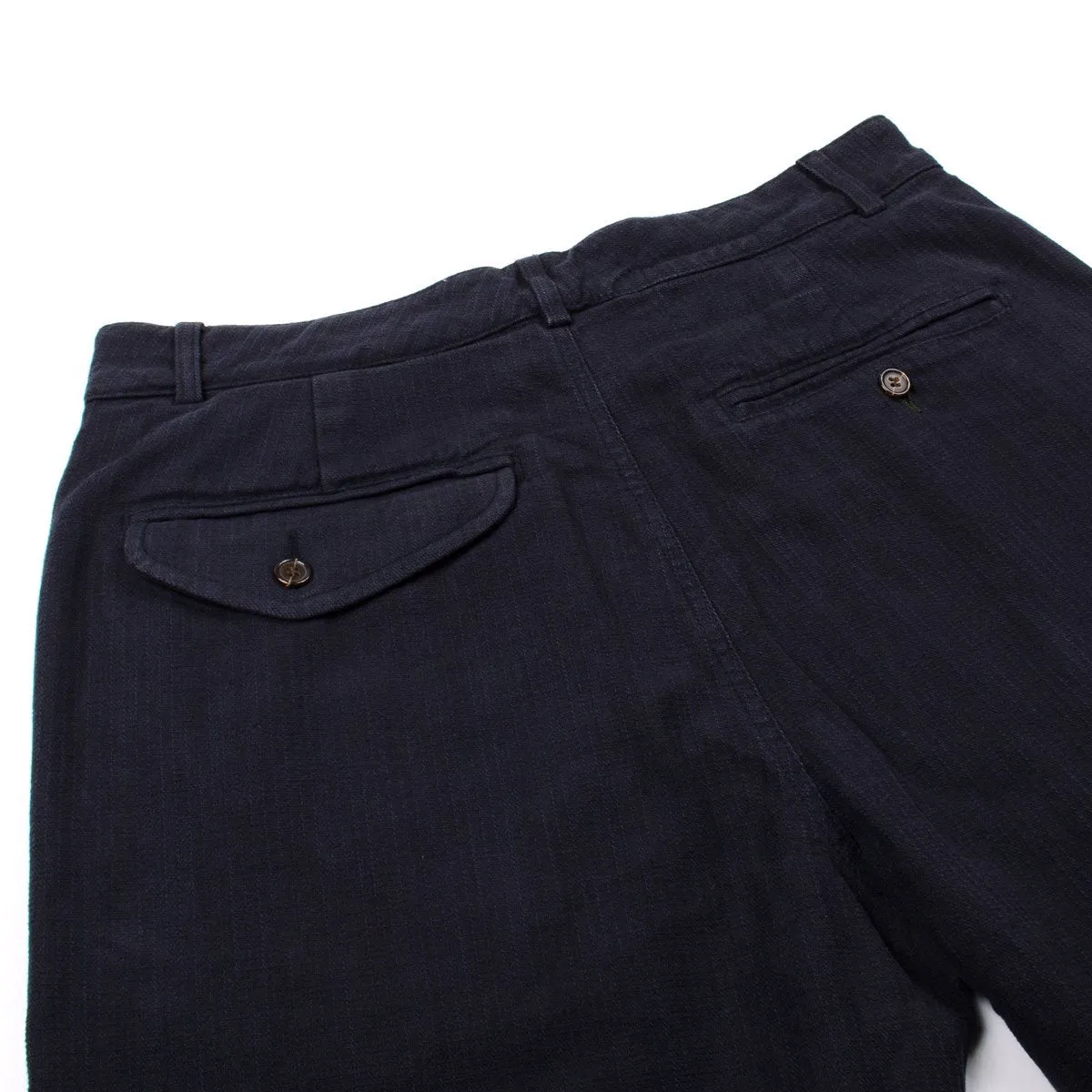 Universal Works - Tapered Pant Antique Stripe - Navy