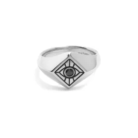 Vision Signet Ring in Sterling Silver