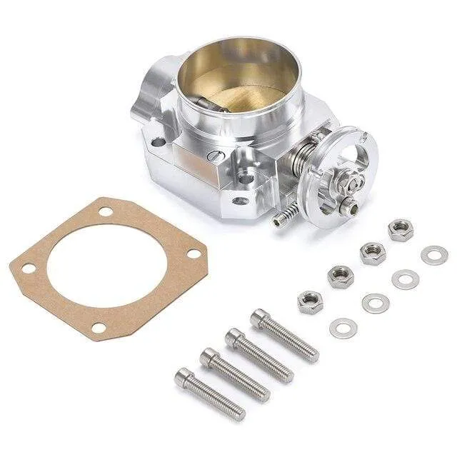 VR Aluminum Upgrade 70MM Throttle Body Silver For Honda Civic Acura Integra B16 B18 Intake Manifold VR6952