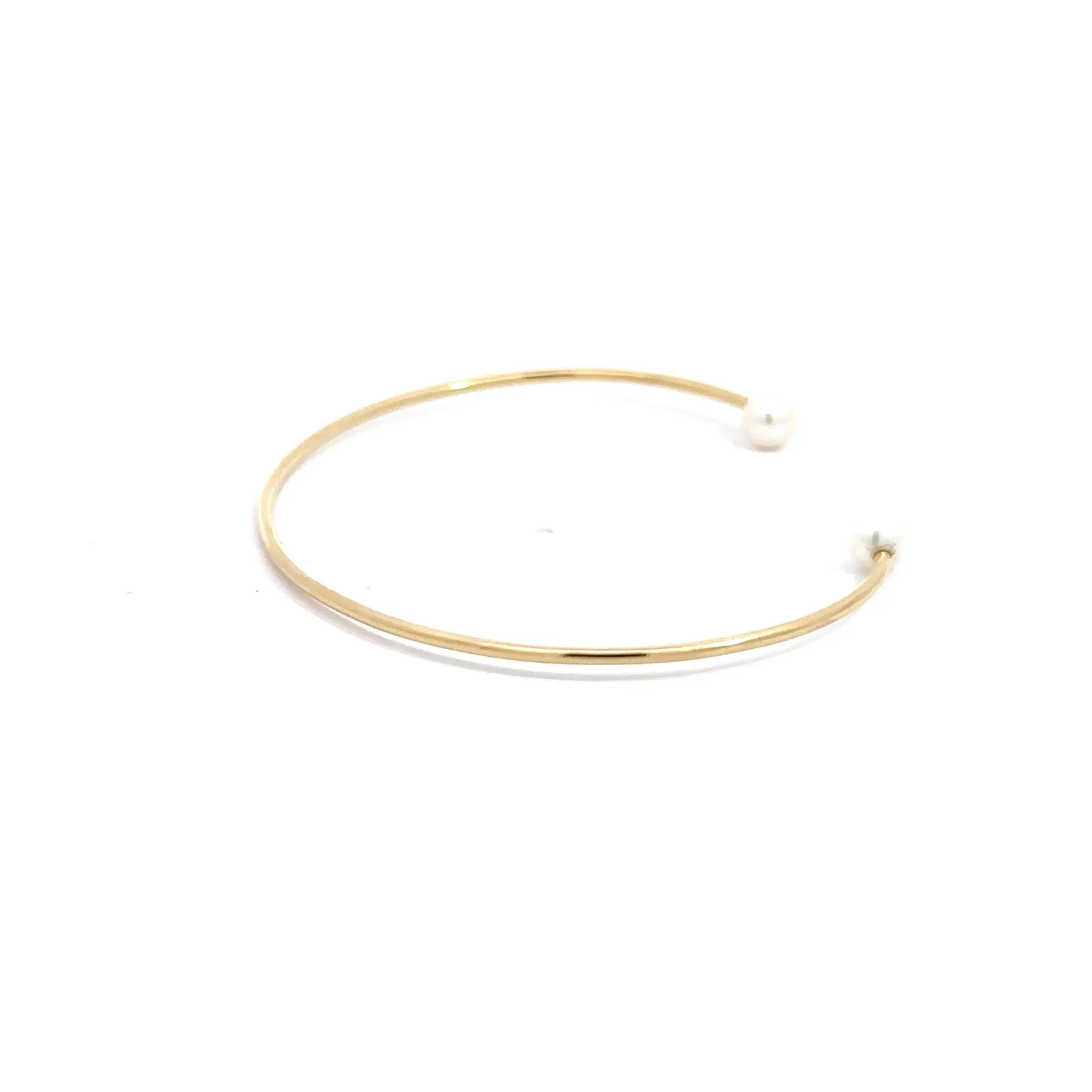 WD1192 14kt Gold 5mm Pearl Cuff