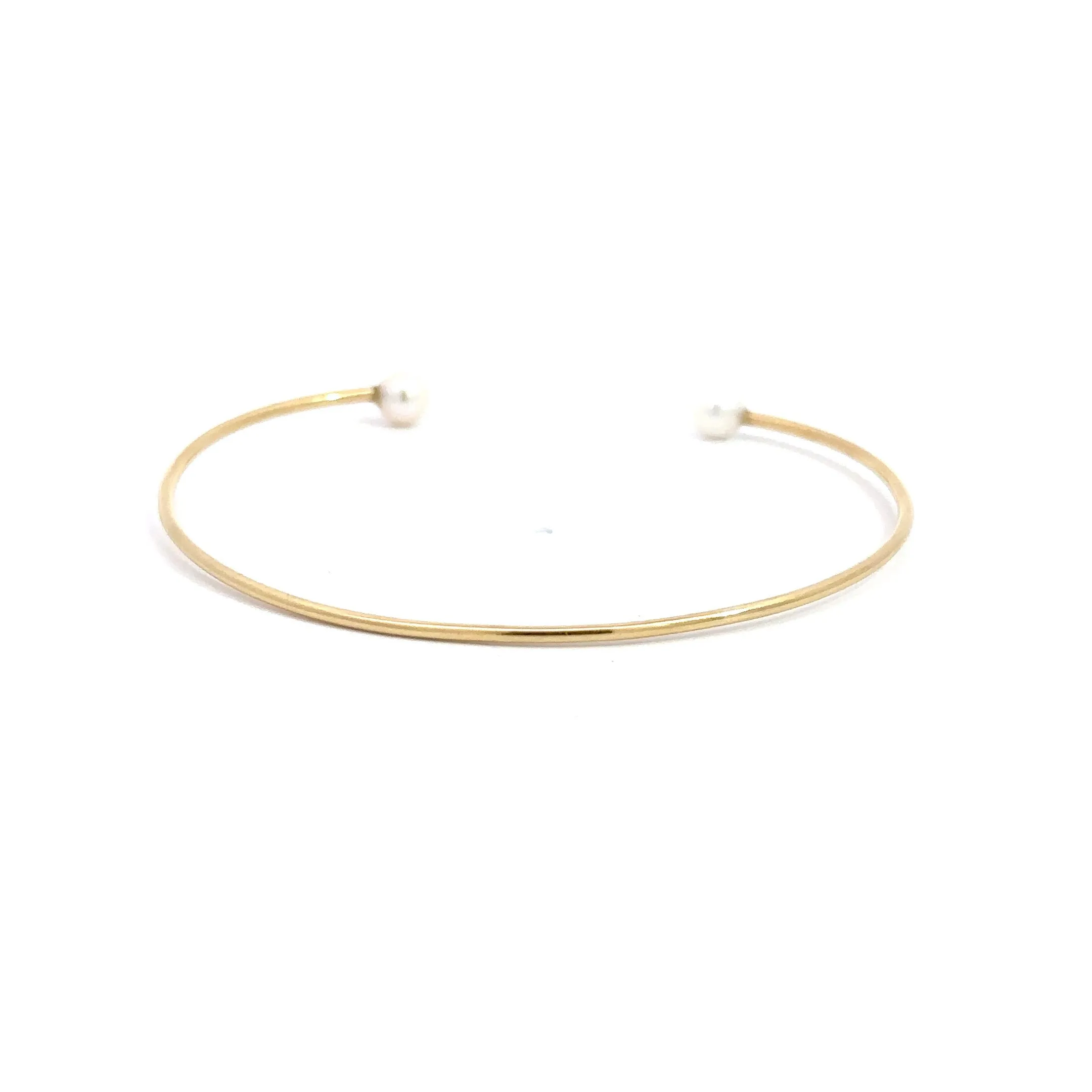 WD1192 14kt Gold 5mm Pearl Cuff