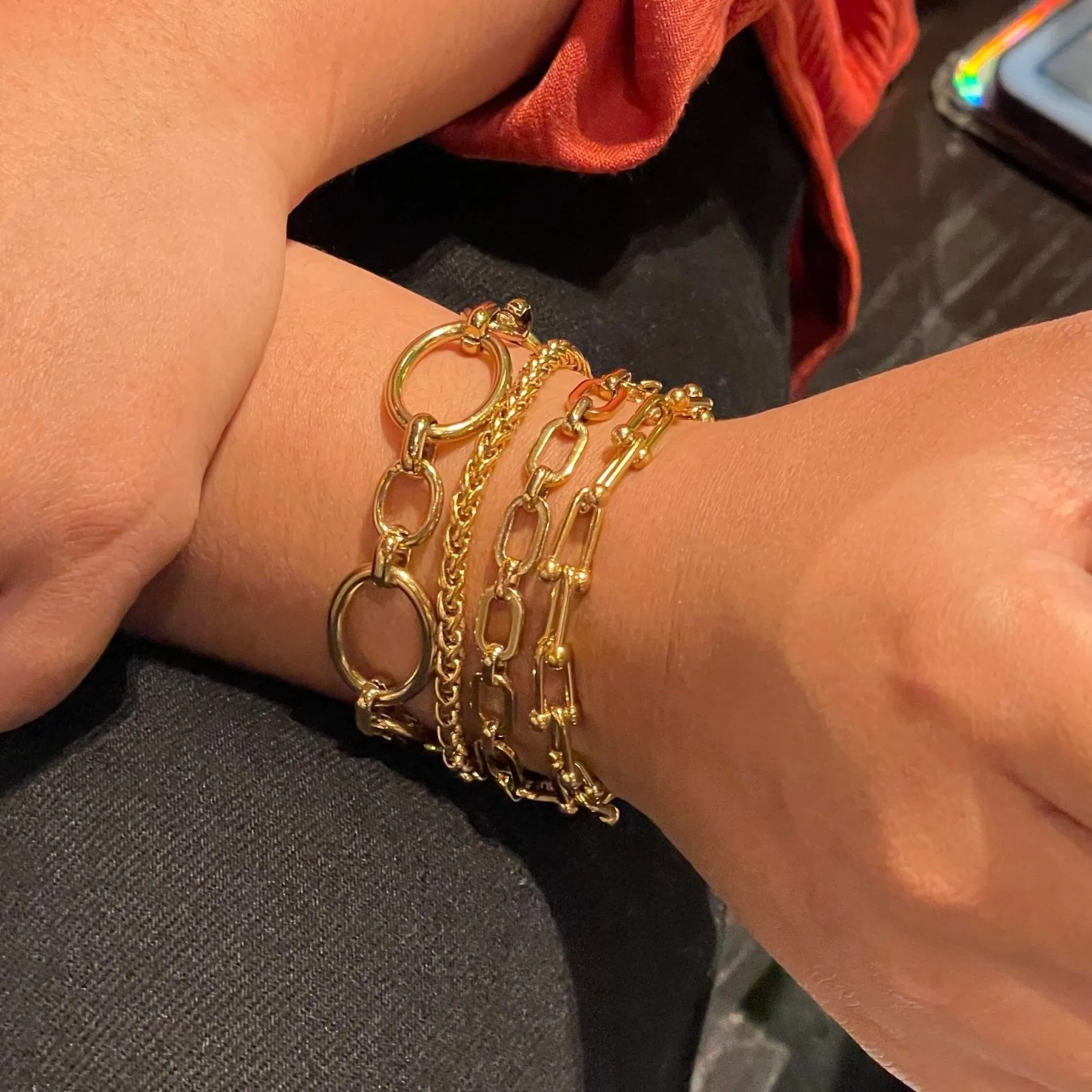 Wheat Chain Bracelet Gold