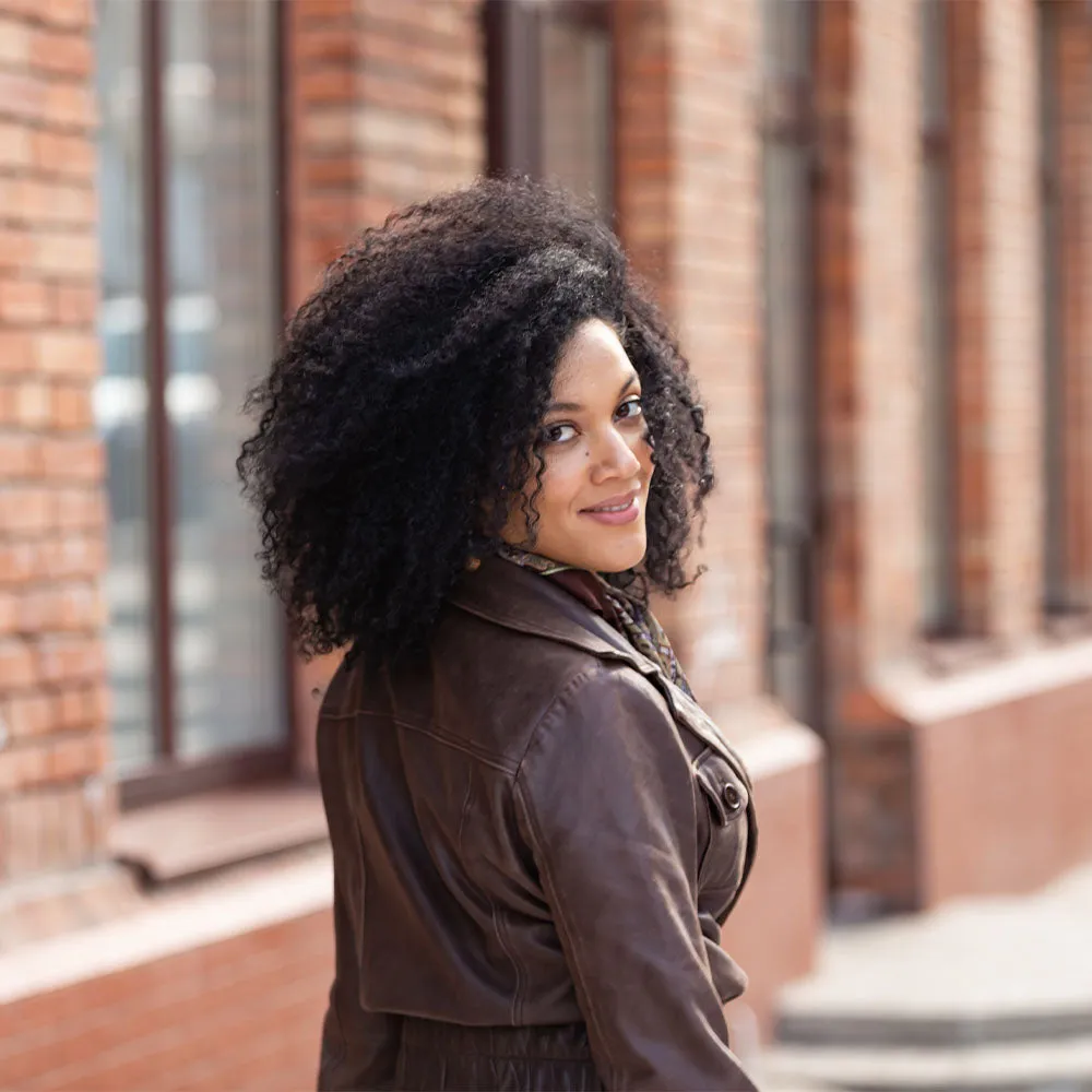 Women's Leather Bomber Jacket | KC Leather Signature Range - Janine