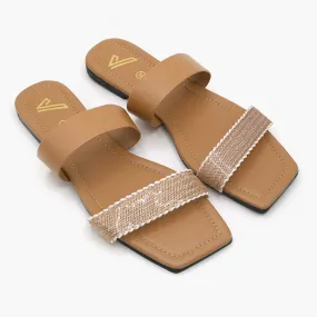 Women's Slipper - Beige