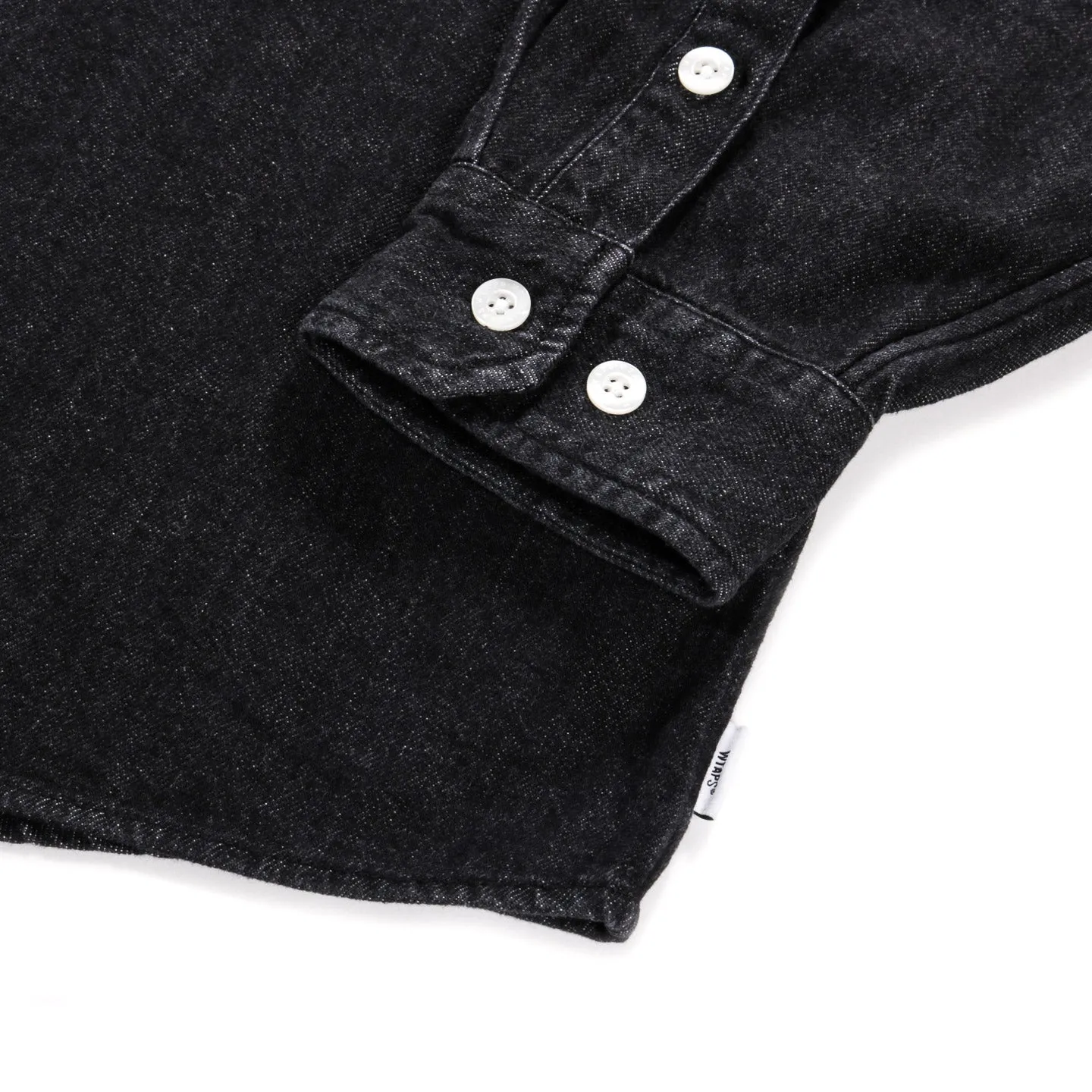 WTAPS BD 04 DENIM SHIRT BLACK