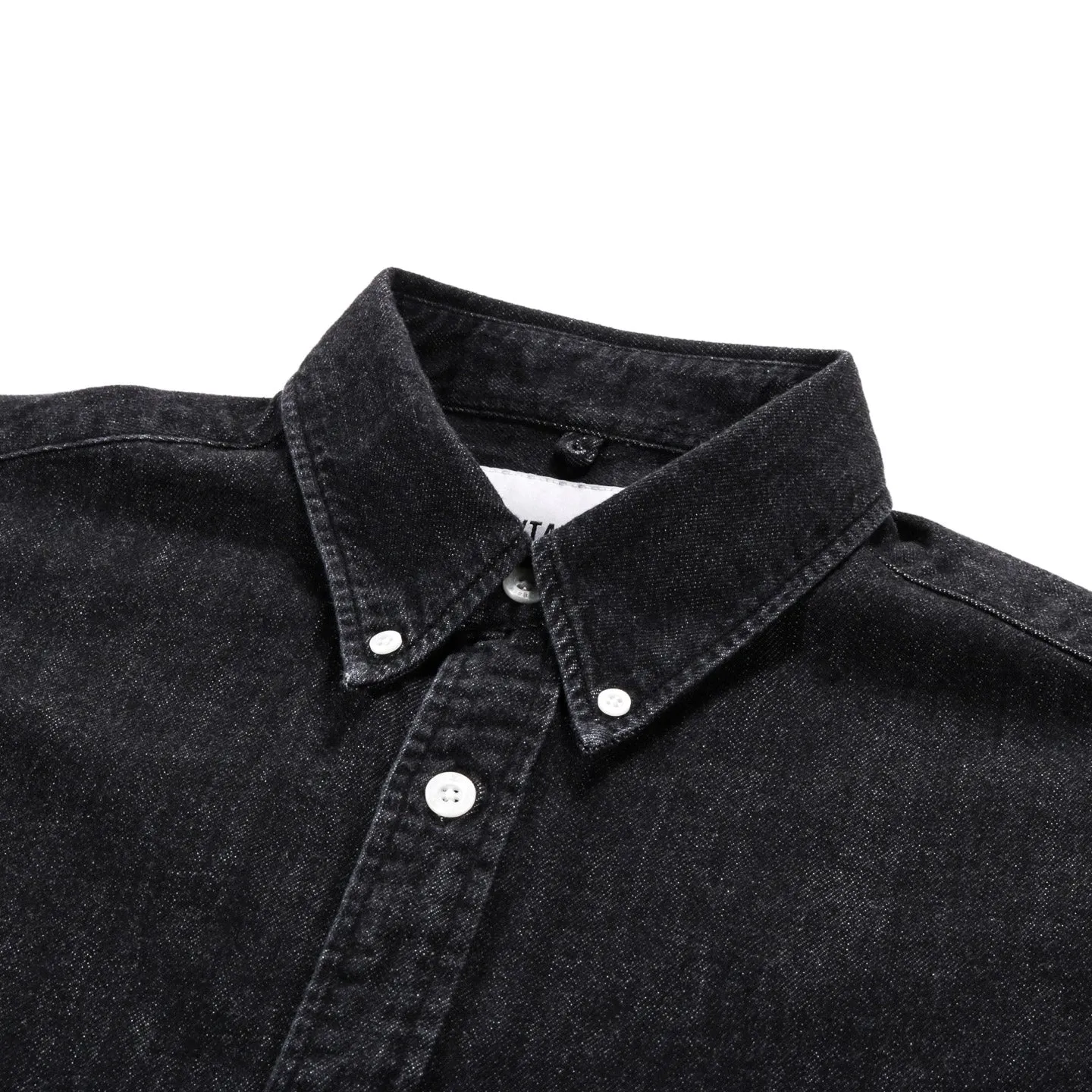 WTAPS BD 04 DENIM SHIRT BLACK