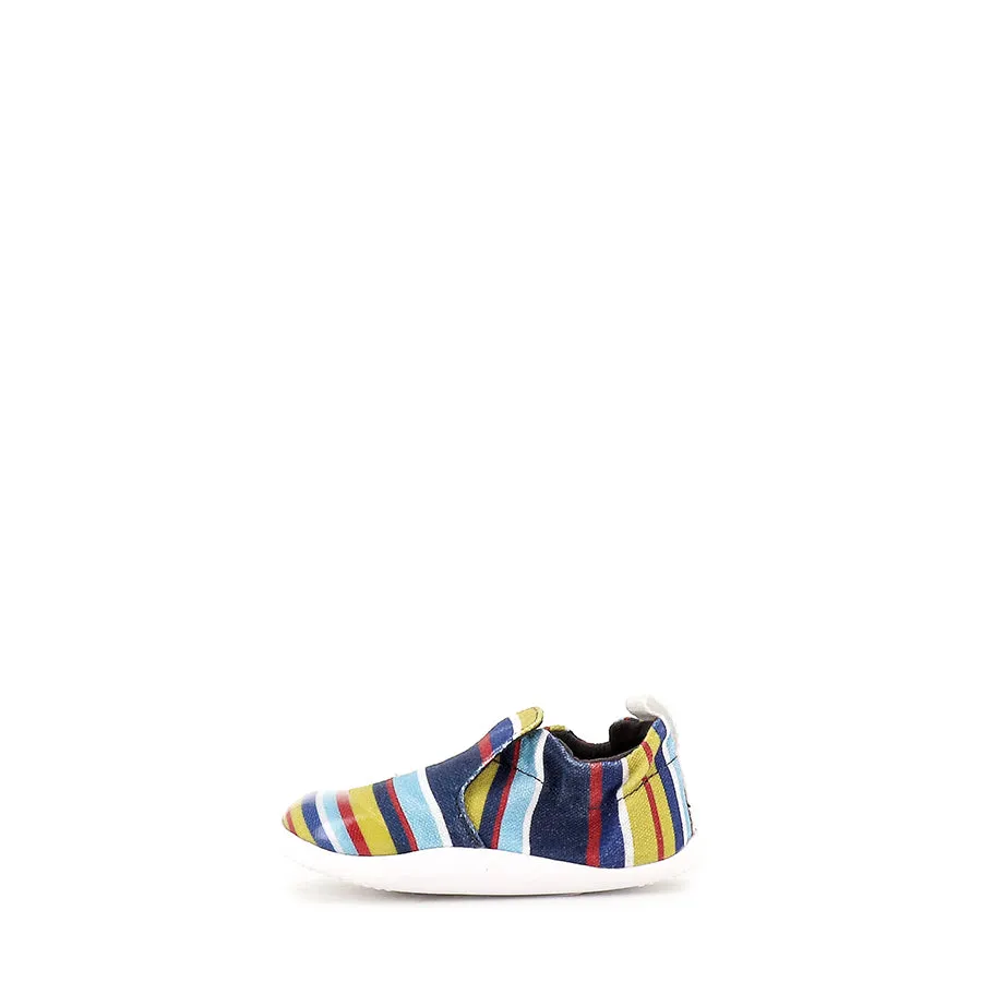 XPLORER SCAMP - NAVY STRIPE LEATHER