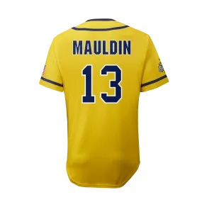 YOUTH Bananas Dalton Mauldin #13 EvoShield Jersey - Yellow