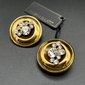 【アイルランド輸入】ヴィンテージ ERMANI BULATTI イヤリング/Vintage ERMANI BULATTI Clip On Earrings