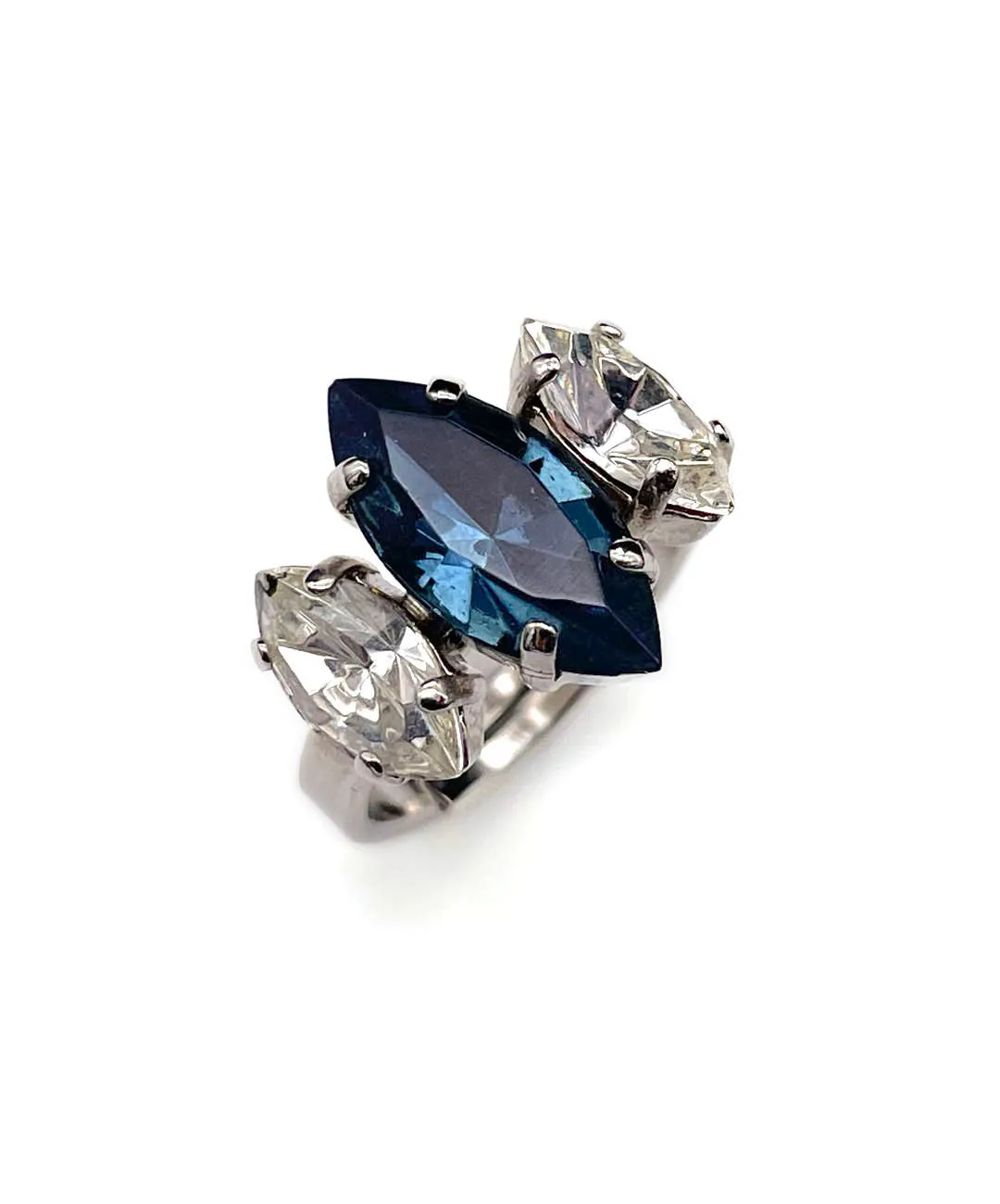 【ドイツ買付】ヴィンテージ SEIBOTH モンタナサファイアブルー クリア リング/Vintage SEIBOTH Sapphire Clear Ring